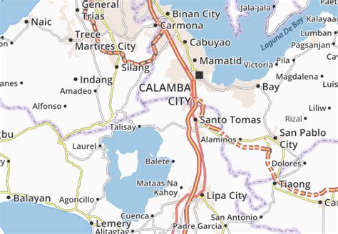 MICHELIN Tanauan City map .
